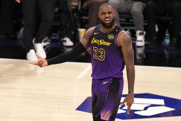 LeBron James se convirtió este domingo en el segundo jugador en la historia de la NBA en alcanzar los 15.000 tiros de campo conectados (foto: EFE)