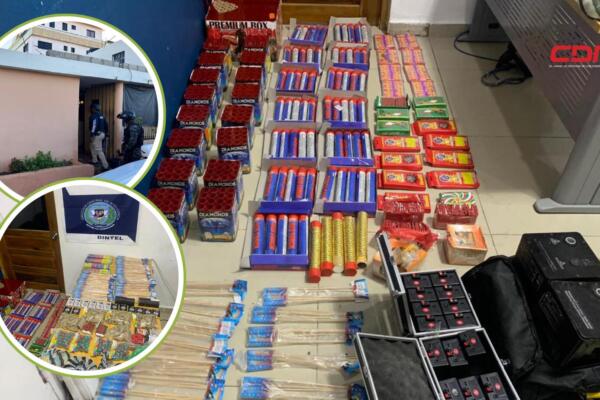Los materiales decomisados los enviarán al Ministerio Público para destruirlos de manera controlada para evitar cualquier tipo de incidente. Foto: Fuente externa 