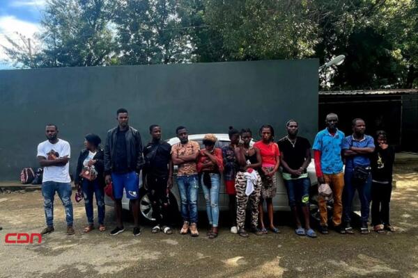 Detienen 18 haitianos indocumentados durante operativos en Valverde. (foto, fuente externa)