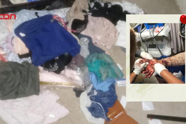 El pillo logró sustraer cuatro mil pesos en efectivo, un celular, dos anillos de plata
