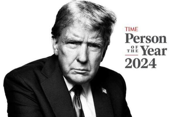 Foto de portada revista Time, Donald Trump, como Persona del Año.
Foto: Revista Time.