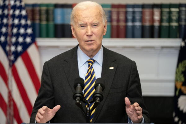 El presidente estadounidense Joe Biden pronuncia un discurso sobre economía, el 10 de enero de 2025