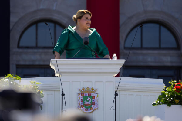La gobernadora de Puerto Rico, Jenniffer González, en una foto de archivo. 