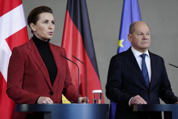 El canciller alemán, Olaf Scholz, condenó nuevamente  cualquier aspiración de expansión territorial, venga de donde venga hablando a Trump (foto: EFE)