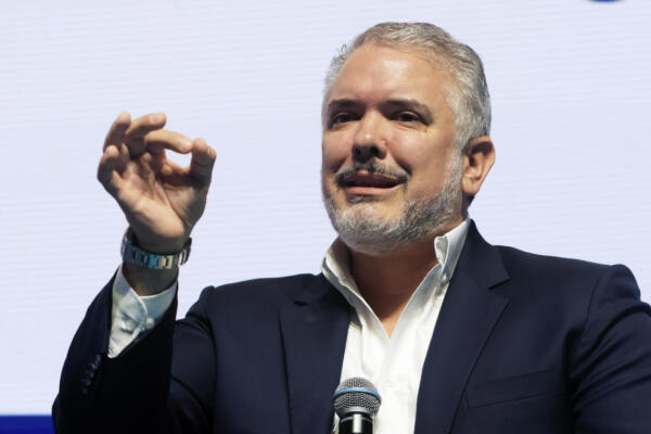 El expresidente de Colombia Iván Duque en una foto de archivo. EFE/Ricardo Maldonado Rozo