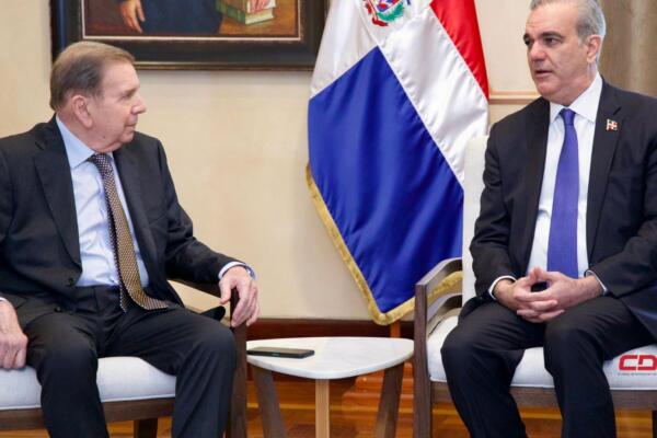 Luis Abinader, reafirmó el compromiso de su país con la libertad y la lucha democrática del pueblo venezolano. (foto, fuente externa)