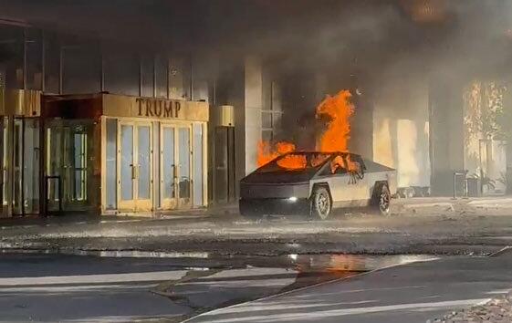 Al menos un muerto por explosión de un Tesla en hotel de Trump en Las Vegas