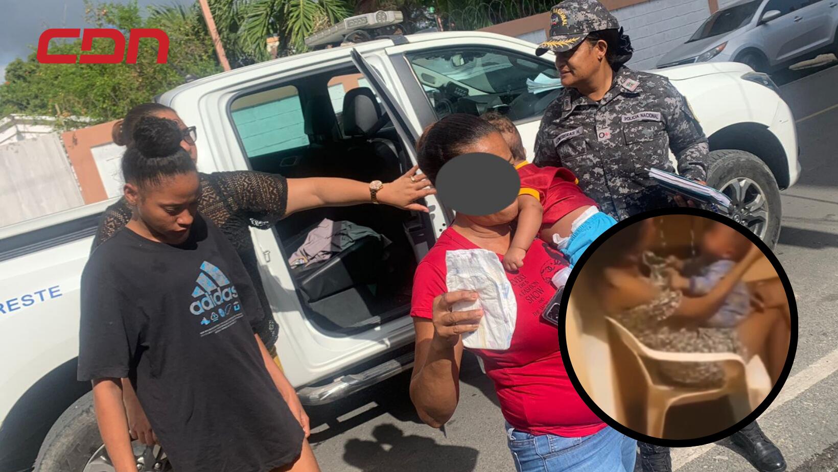 Apresan mujer maltrataba a su hijo