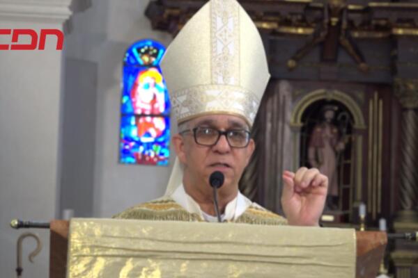 Héctor Rafael Rodríguez, presidente de la Conferencia del Episcopado Dominicano y arzobispo de Santiago.