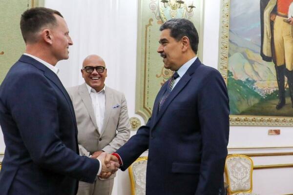 Así recibió Nicolás Maduro a enviado especial de EE.UU. 