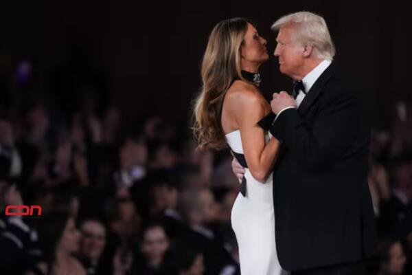 El presidente de los Estados Unidos, Donald Trump, y su esposa, la primera dama Melania Trump. (foto, fuente externa)
