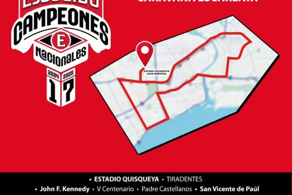 La ruta del desfile por el triunfo de los Leones incluye importantes avenidas del Distrito Nacional y Santo Domingo Este.