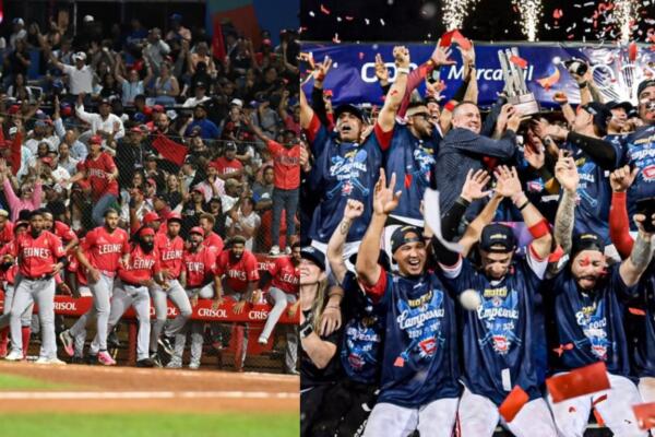 Cardenalas de Lara de Venezuela y Leones del Escogido de República Dominicana