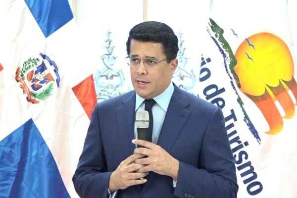 David Collado, ministro de Turismo en Fitur 2025. FOTO: CDN