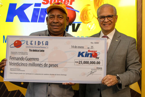De motoconcho a millonario al ganar RD$25 MM con Super Kino TV