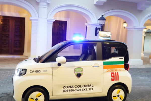 La Digesett ha presentado un innovador carro eléctrico. La incorporación busca fortalecer el control y la seguridad en la Zona Colonial.