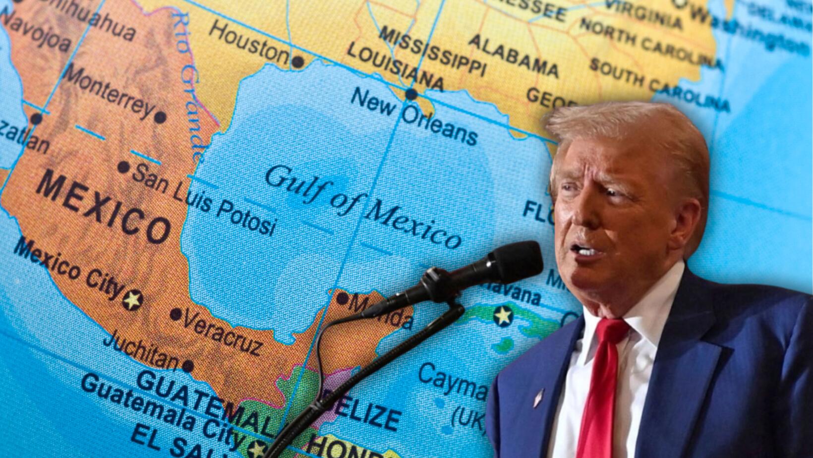 Donald Trump propone cambiar el nombre del Golfo de México