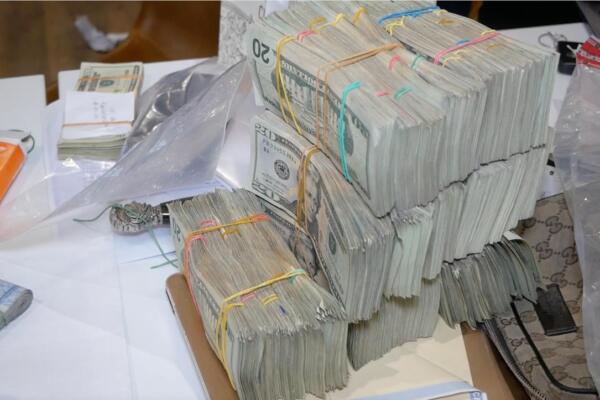 Dinero incautado en droga Caudedo durante operación Panthera 7