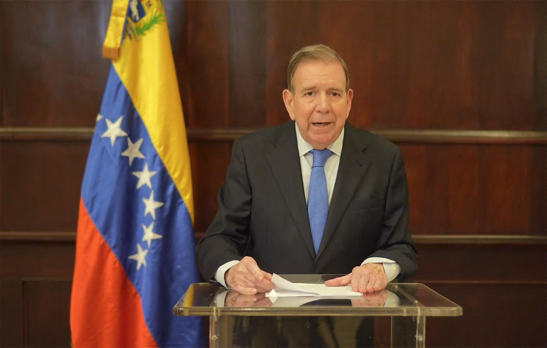 Líder opositor venezolano Edmundo González Urrutia. FOTO: AFP