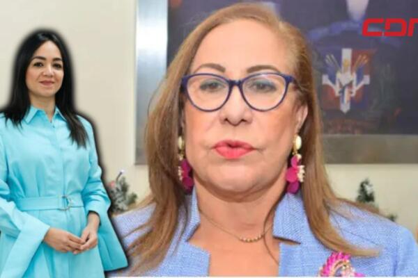 Rosa Santos, gobernadora de Santiago y Faride Raful, ministra de Interior y Policía.