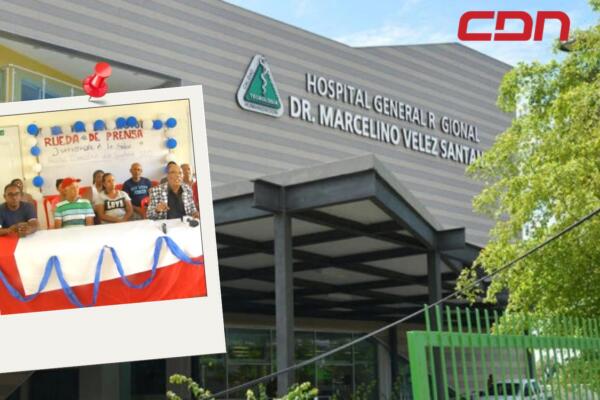 Organización Internacional de los Derechos Humanos y moradores denuncian irregularidades en hospital Marcelino Vélez.