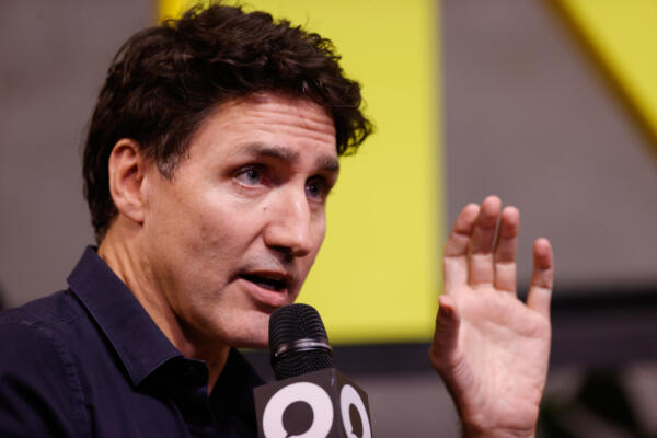 Fotografía del primer ministro de Canadá, Justin Trudeau. 
EFE/ André Coelho