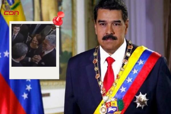 El exministro de Políticas para Integración Regional, Miguel Mejía, estuvo presente en la ceremonia de toma de posesión de Nicolás Maduro. (foto, fuente externa)