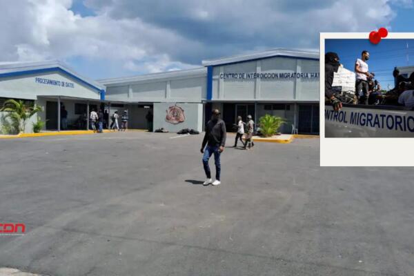 Haitianos denuncian a personal de Migración. Foto: Fuente externa 