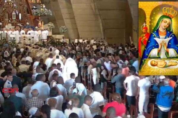 Como cada 21 de enero, miles de fieles se congregan en la Basílica de Higüey para celebrar el Día de la Virgen de la Altagracia. (foto, fuente externa)