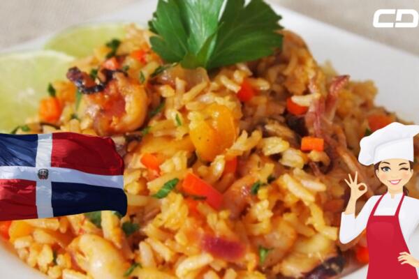 Solangie Velázquez cocina el arroz con marisco más grande de RD 