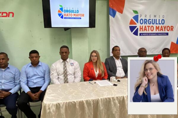 La diputada Carmen Ligia Barceló, representante de Hato Mayor, anunció la primera edición del premio a la excelencia académica y magisterial. Foto: Fuente externa 
