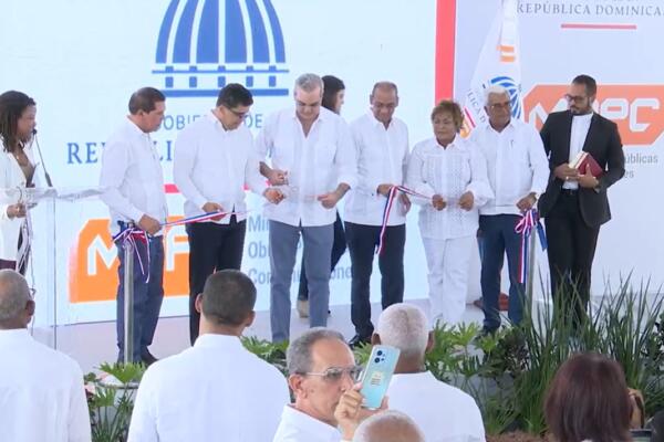 Presidente Abinader inaugura varias obras en el Gran Santo Domingo