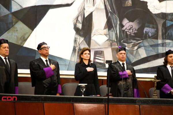 Raquel Peña participa en rendición de cuentas del Poder Judicial. (foto, fuente externa)