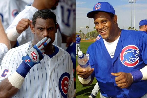 Pelotero dominicano Sammy Sosa cuando era parte de los Cachorros de Chicago. 
FOTO: ARCHIVO AFP 