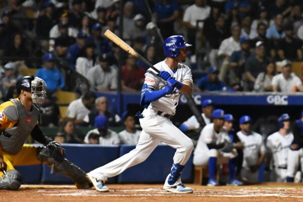 Sergio Alcantara remolcó la única carrera del Licey en su victoria frente a las Águila