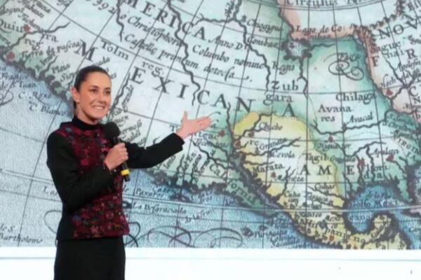 Sheinbaum responde a propuesta de Trump de cambiar nombre al Golfo de México