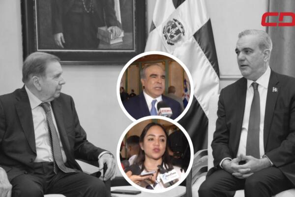 Presidente Luis Abinader recibió al líder opositor venezolano Edmundo González Urrutia en el Palacio Nacional