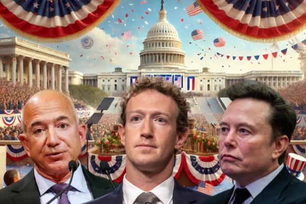 Los titanes de la tecnología celebrarán la toma de posesión de Trump desde la primera fila