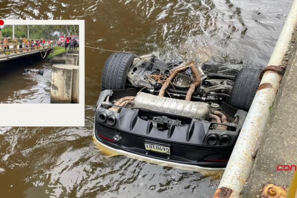 De accidente solo quedaron daños materiales. Foto: Fuente externa 