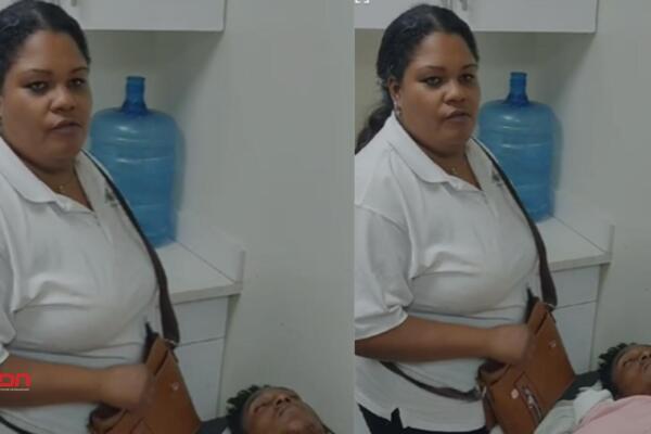 La señora Elizabeth, madre, visiblemente angustiada, pide ayuda para que su hijo. Foto: Fuente externa 