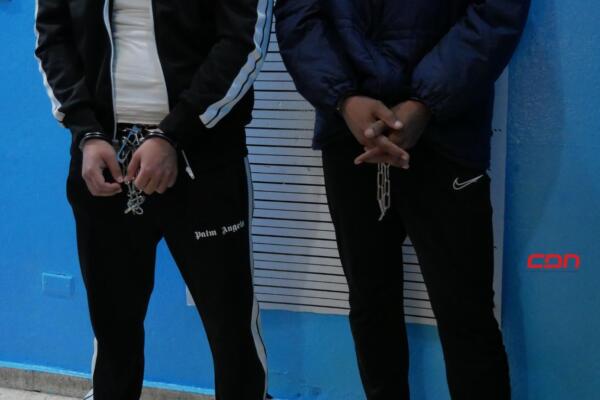 Yoniel Alexis Santana Gómez y Erick Jason Victoria Brito, los trasladaron, bajo un amplio dispositivo de seguridad. (foto, fuente externa)