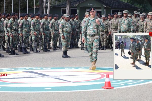 El mayor general Jorge Iván Camino Pérez, visitó destacamentos, puestos y pasos formales de la frontera dominico-haitiana. Foto: Fuente externa 
