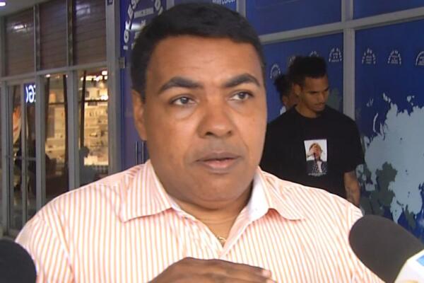 Foto del presidente de la Central Nacional de Transportistas Unificados, William Pérez Figuereo.