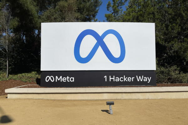 Imagen de archivo del logotipo de Meta. EFE/EPA/John G. Mabanglo