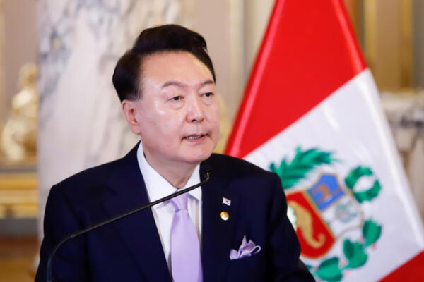 Fotografía del presidente suspendido de Corea del Sur, Yoon Suk-yeol. 
EFE/ Renato Pajuelo