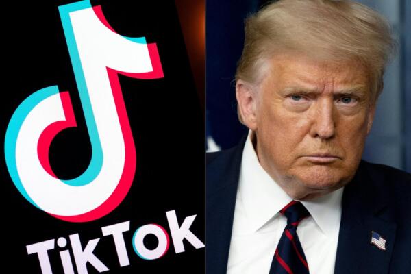 TikTok a horas de desaparecer en EE.UU.
 (Foto de Lionel BONAVENTURE y JIM WATSON / AFP)