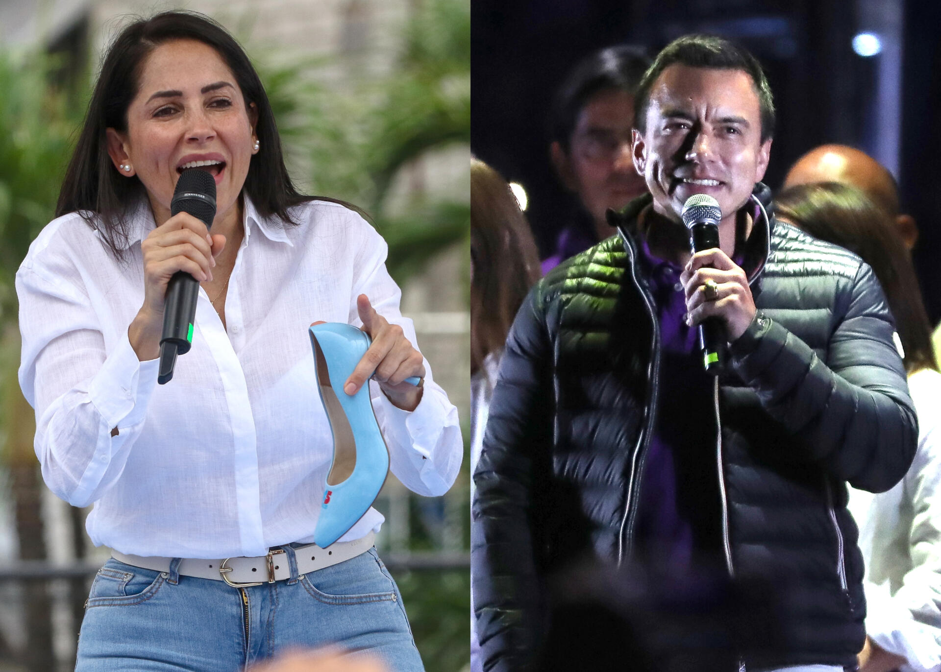 Daniel Noboa, y la candidata del correísmo Luisa González, se enfrentan nuevamente este domingo en un debate de segunda vuelta de Ecuador.
