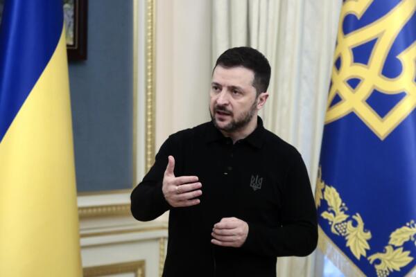 El presidente de Ucrania, Volodímir Zelenski, en una imagen reciente. EFE/EPA/VOLODYMYR TARASOV