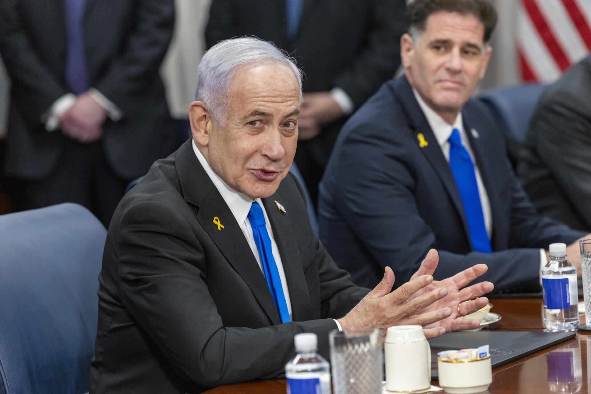 Netanyahu se encuentra este jueves en el Capitolio, reuniéndose con congresistas tanto del Partido Demócrata como del Republicano.