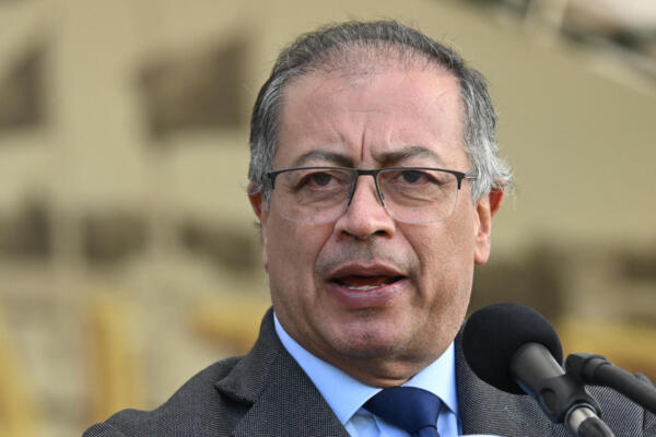 Presidente colombiano Gustavo Petro (Foto de Raúl ARBOLEDA / AFP) ARCHICO
